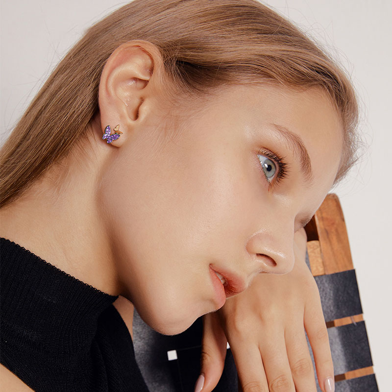 蝴蝶之戀精緻耳環-FANYIACC