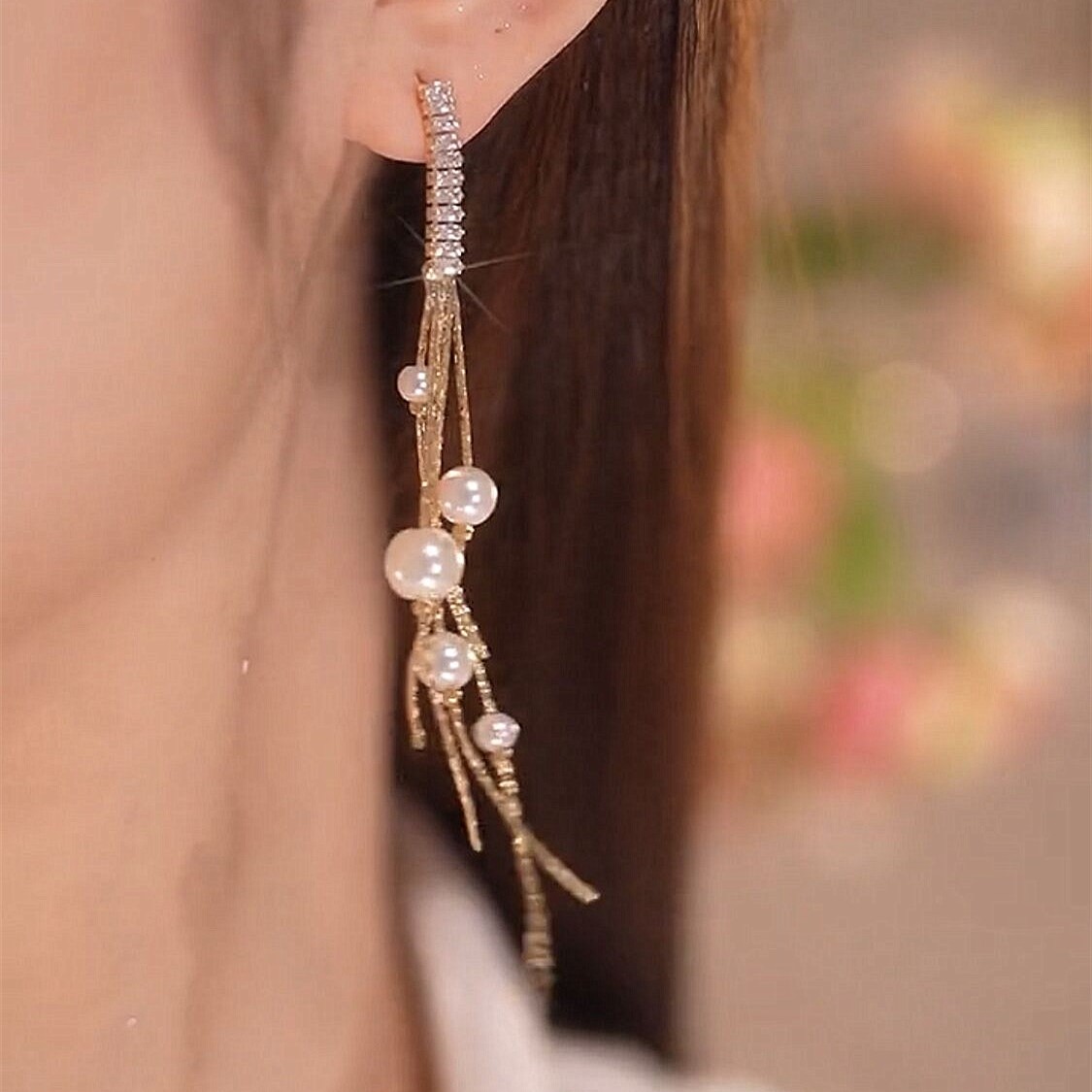 高級感珍珠流蘇-FANYIACC