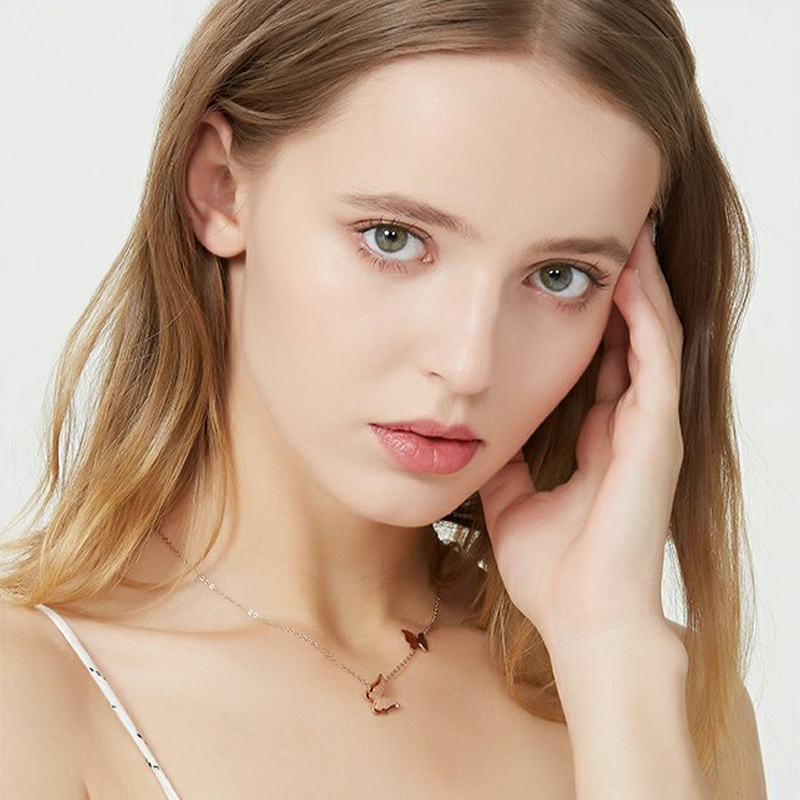 蝴蝶項錬簡約鎖骨錬-FANYIACC