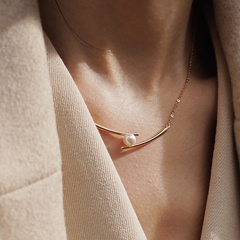 珍珠設計感項錬-FANYIACC