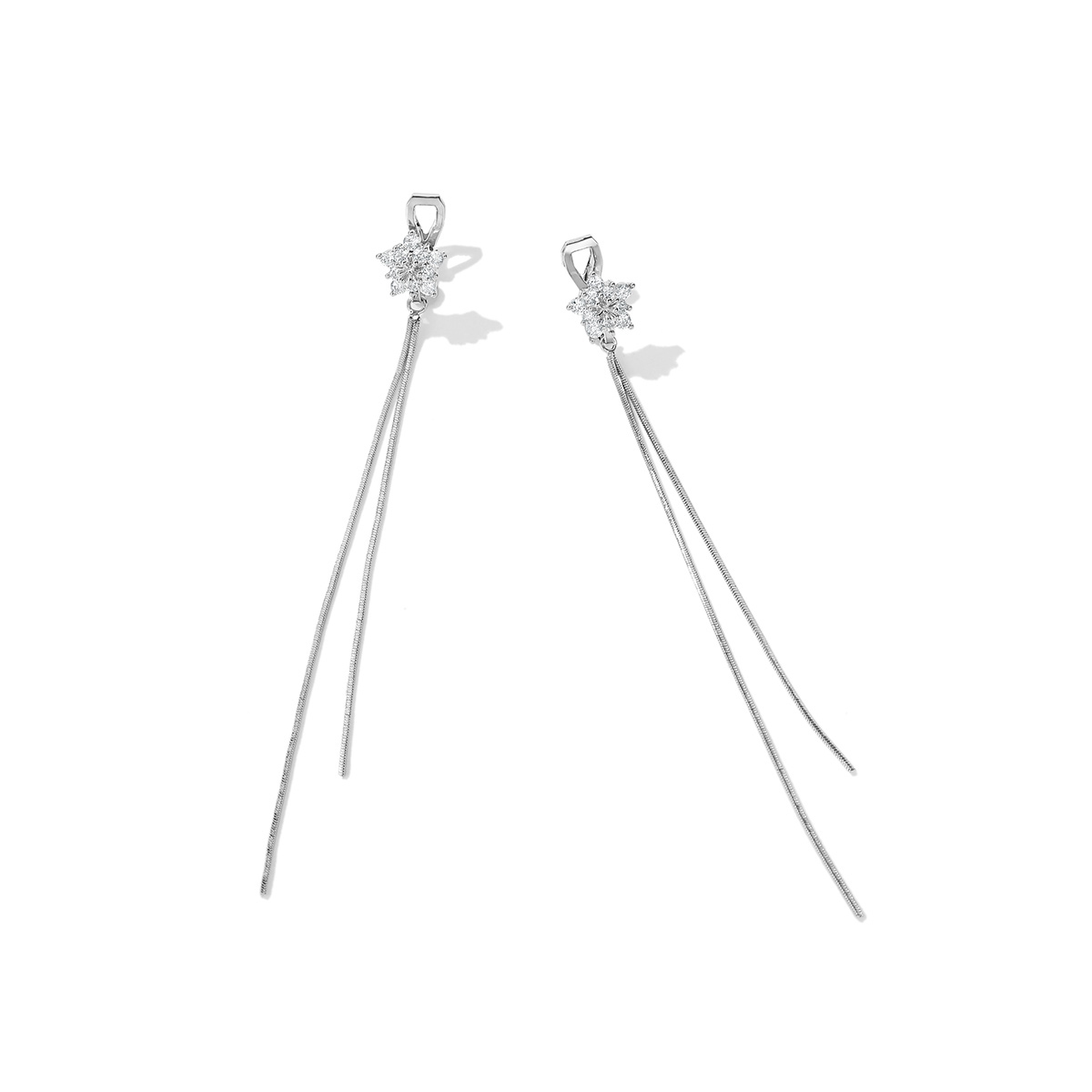 顯瘦仙氣流蘇•夾式耳環-FANYIACC