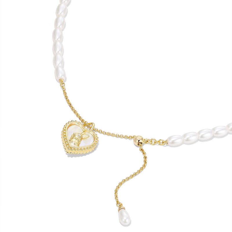 法式兔子珍珠項錬-FANYIACC