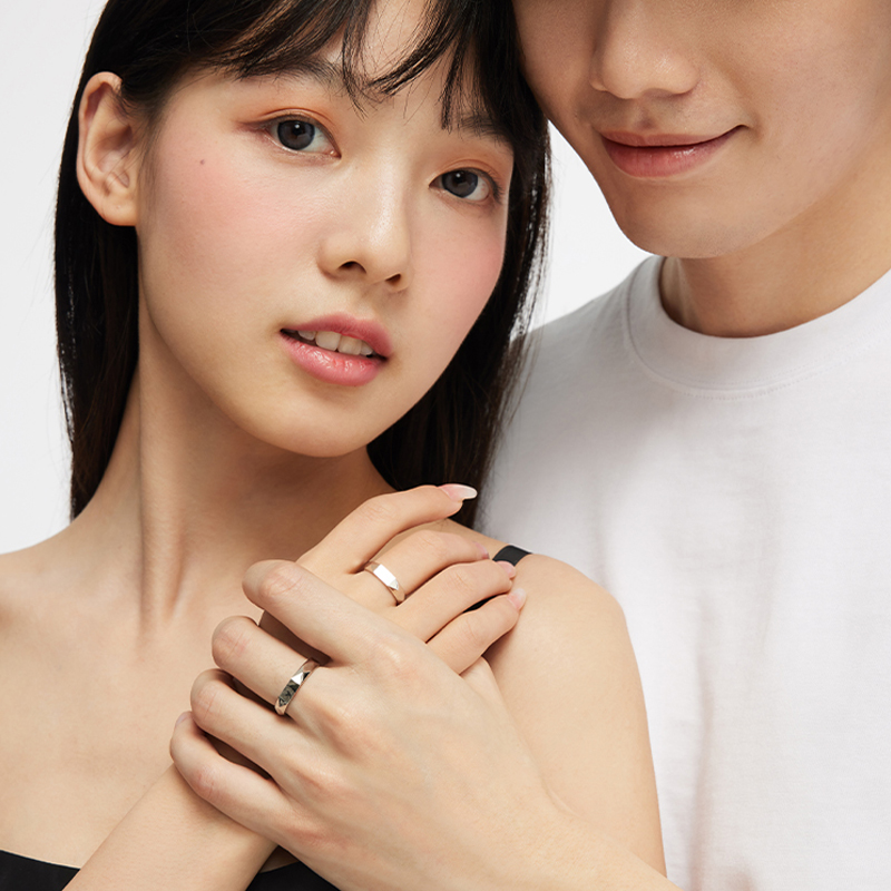 戀愛1+1 "I LOVE YOU "以愛之光情侶戒指-FANYIACC