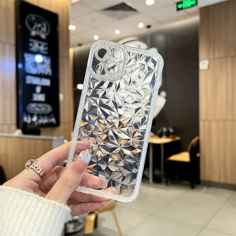 鑽石紋閃鑽手機保護殼iphone