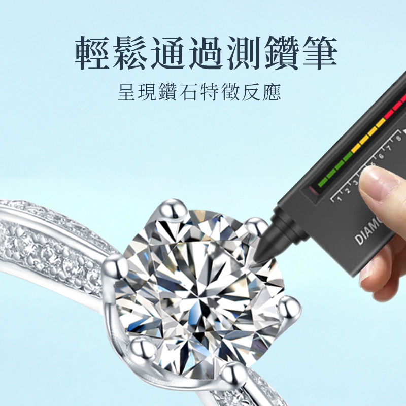 半壁江山 | 一克拉莫桑石鑽戒 •禮物推薦-FANYIACC