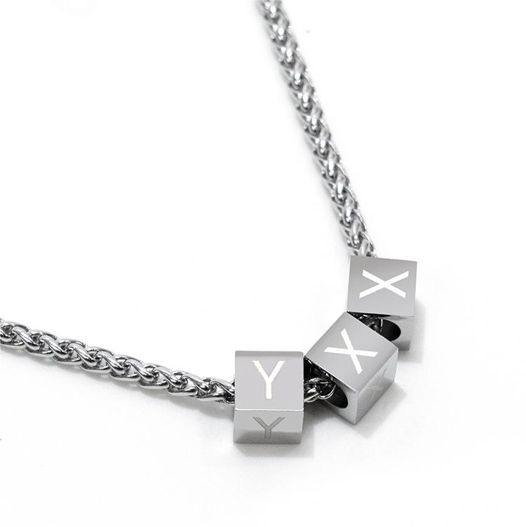 骰子項錬 簡約嘻哈鎖骨錬-FANYIACC