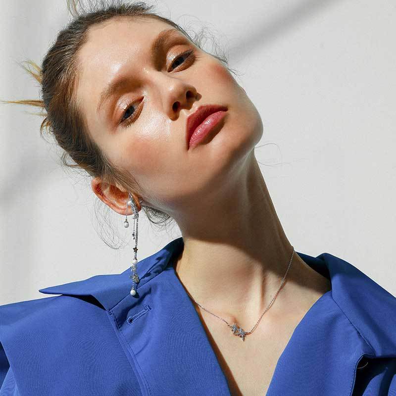 簡約八芒星鎖骨錬  -FANYIACC