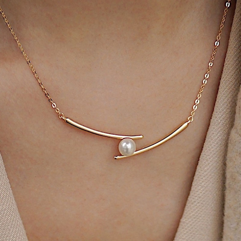 珍珠設計感項錬-FANYIACC