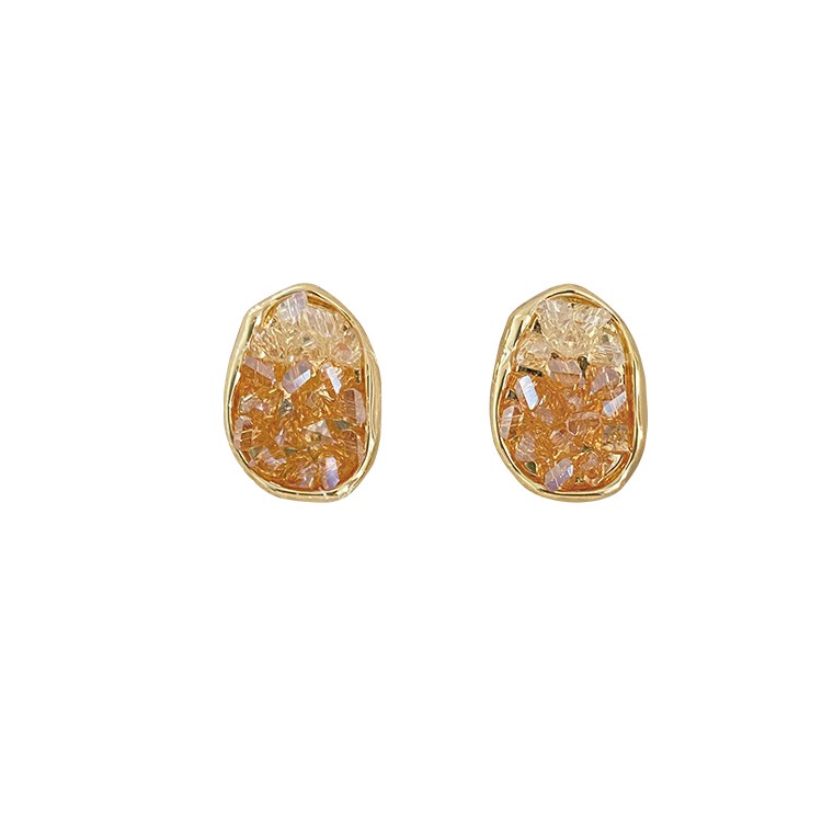 水晶氣質時尚耳環-FANYIACC