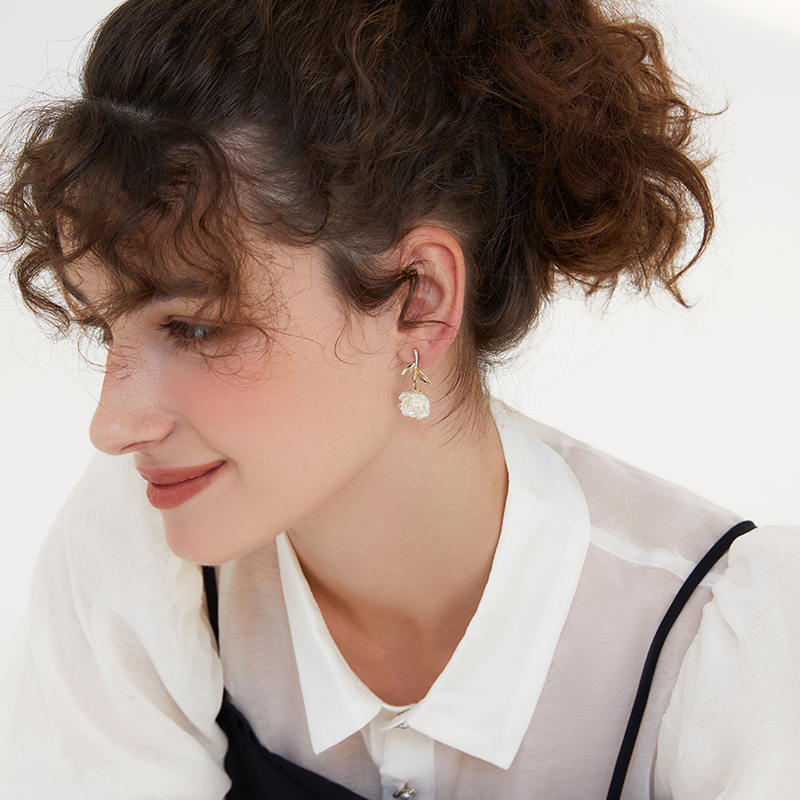 浪漫玫瑰耳環-FANYIACC