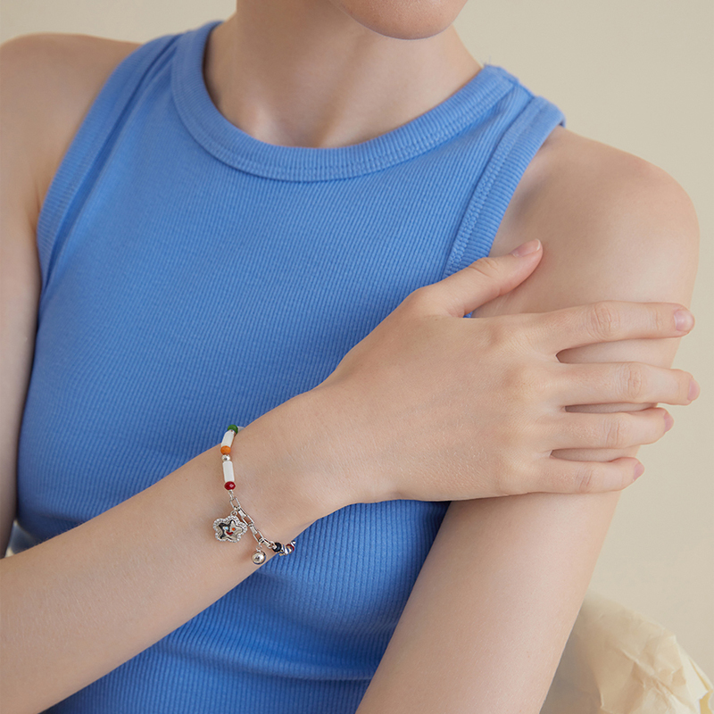 笑臉花花串珠手錬-FANYIACC