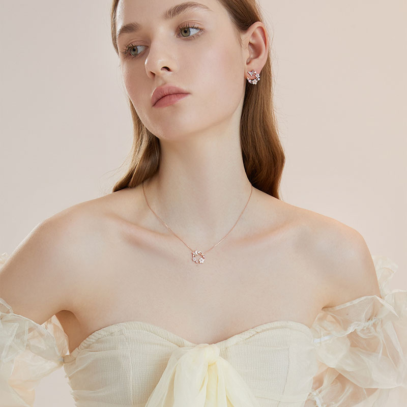 花飛舞花朵耳環-FANYIACC