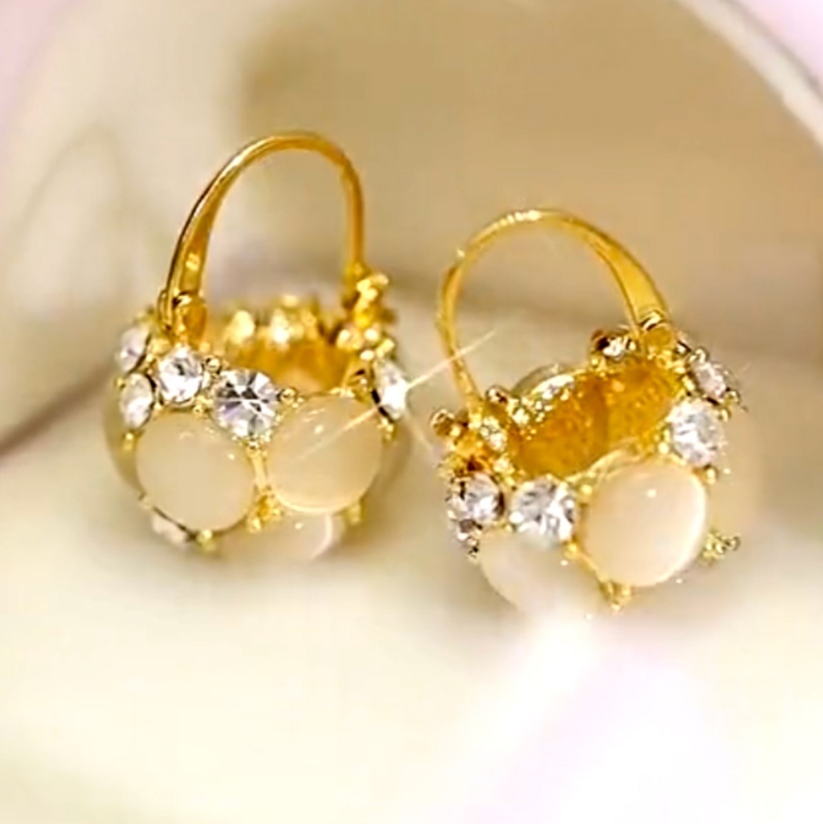 質感花籃名媛氣質耳環-FANYIACC