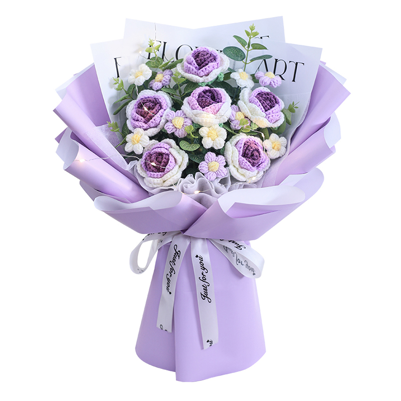 浪漫七夕 | 創意實用禮物 針織毛線永生花