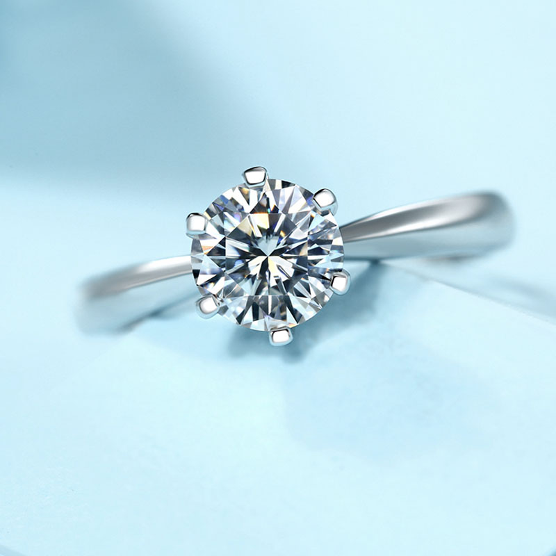 永恆一刻 | 一克拉莫桑石鑽戒 •禮物推薦-FANYIACC