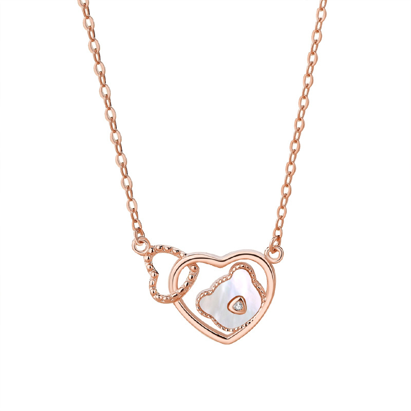 愛心小熊純銀項錬-FANYIACC