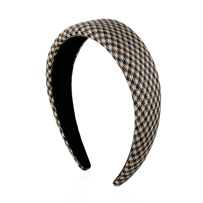 千鳥格布藝髮箍-FANYIACC