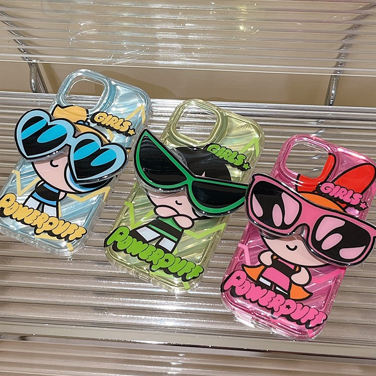 甜美少女可愛墨鏡支架手機殼-FANYIACC