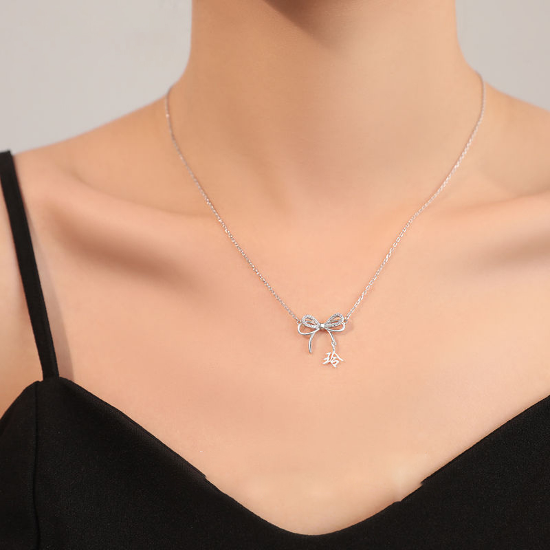 訂製款｜曉夢蝴蝶S925純銀刻製項錬 ♥ 愛是終身浪漫的開始-FANYIACC