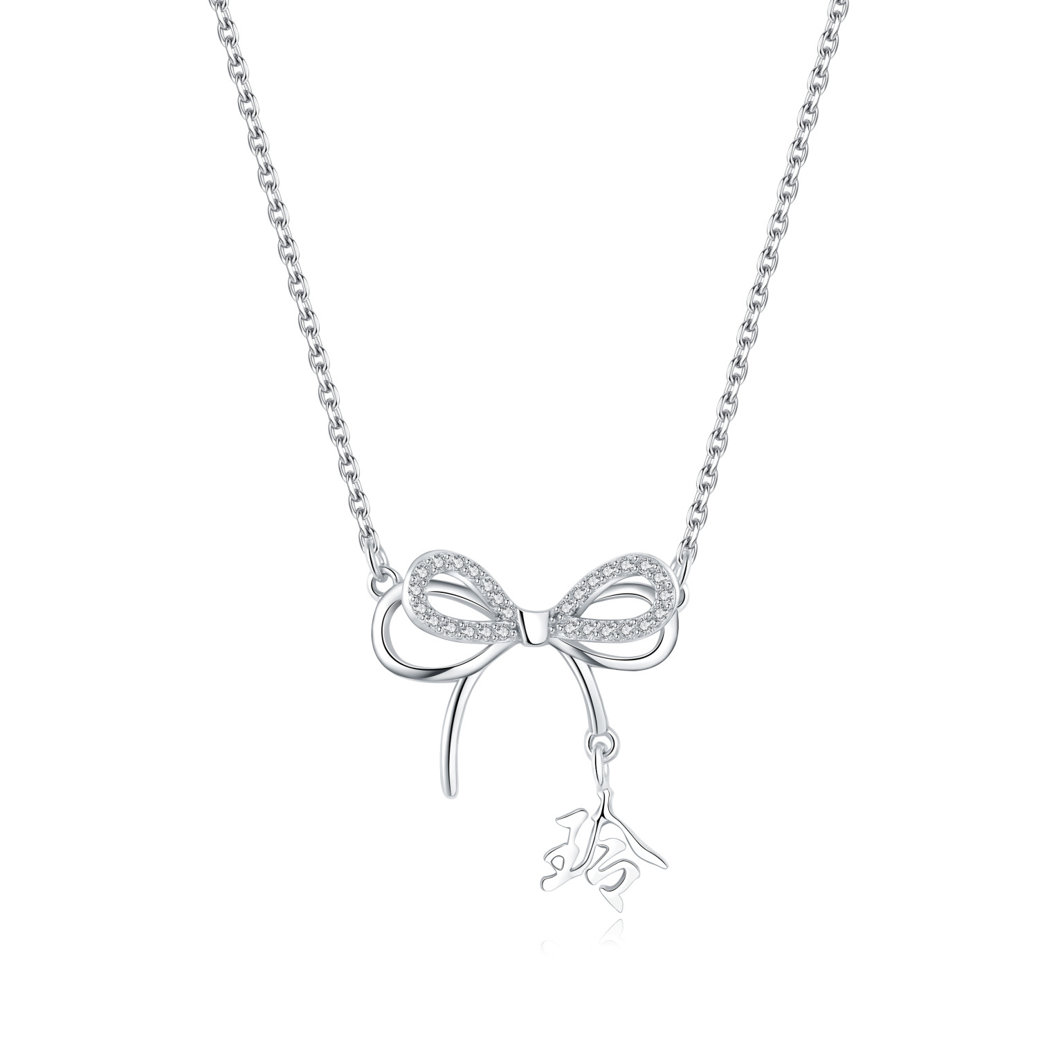 訂製款｜曉夢蝴蝶S925純銀刻製項錬 ♥ 愛是終身浪漫的開始-FANYIACC