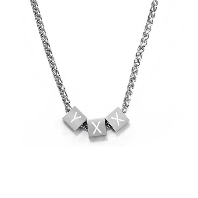 骰子項錬 簡約嘻哈鎖骨錬-FANYIACC