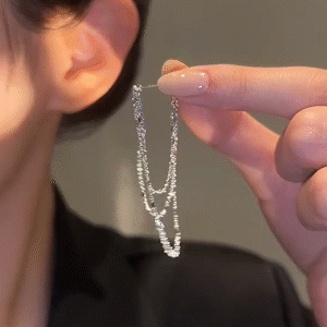 滿天星錬條流蘇耳環-FANYIACC