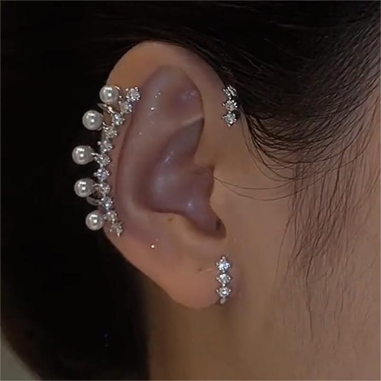 珍珠耳掛無耳洞-FANYIACC