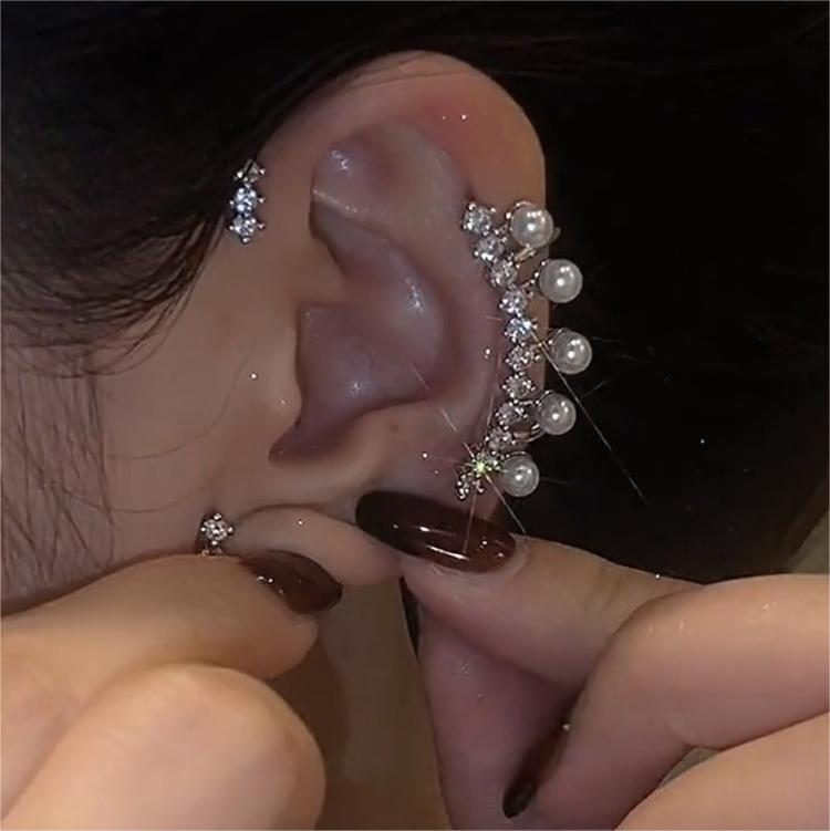 珍珠耳掛無耳洞-FANYIACC