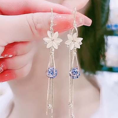 超閃精緻水滴款耳環-FANYIACC