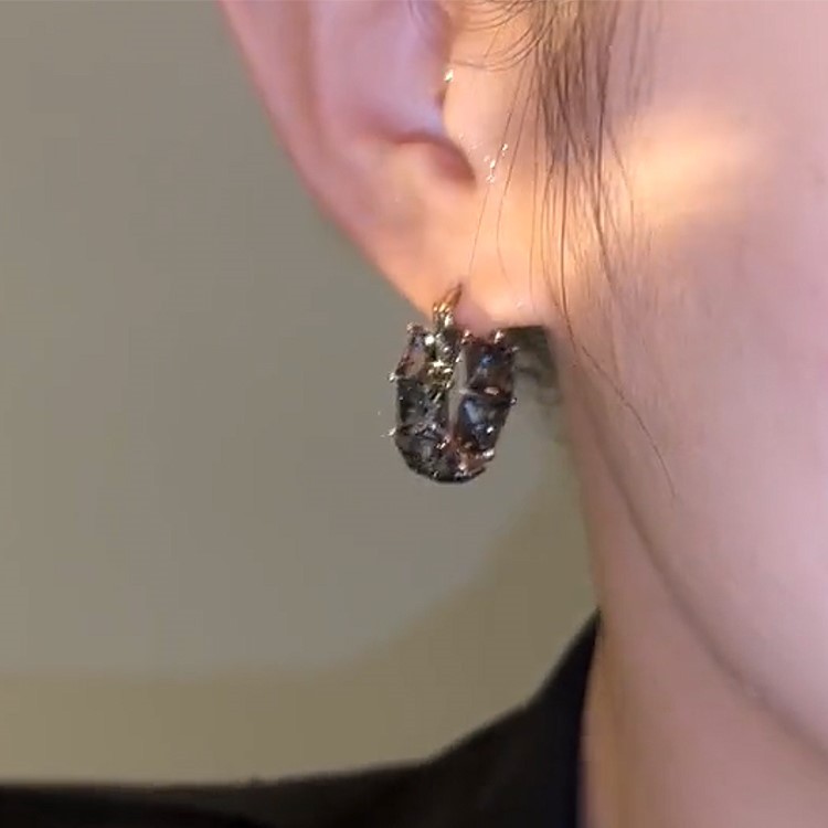 復古水晶耳環 (Earrings)-FANYIACC