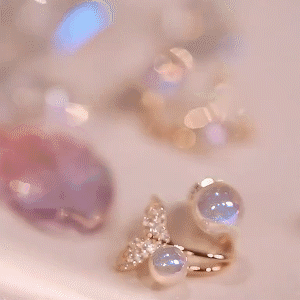 幻彩人魚珠魚尾耳環-FANYIACC