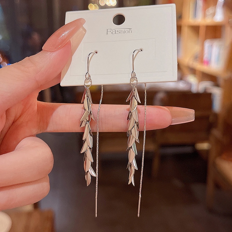 麥穗長款流蘇耳環  -FANYIACC