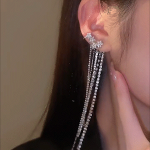 五角星流蘇耳掛-FANYIACC