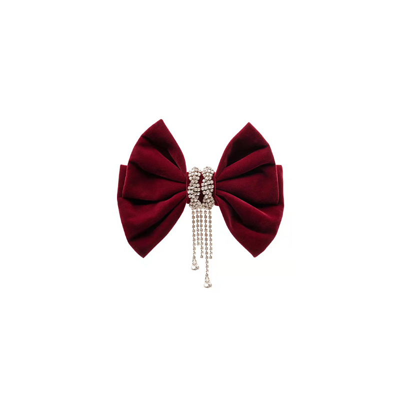 閃鑽蝴蝶結髮夾-FANYIACC