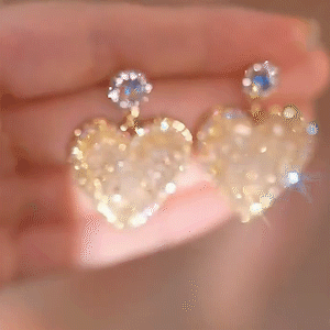 心動愛意❤愛心耳環-FANYIACC