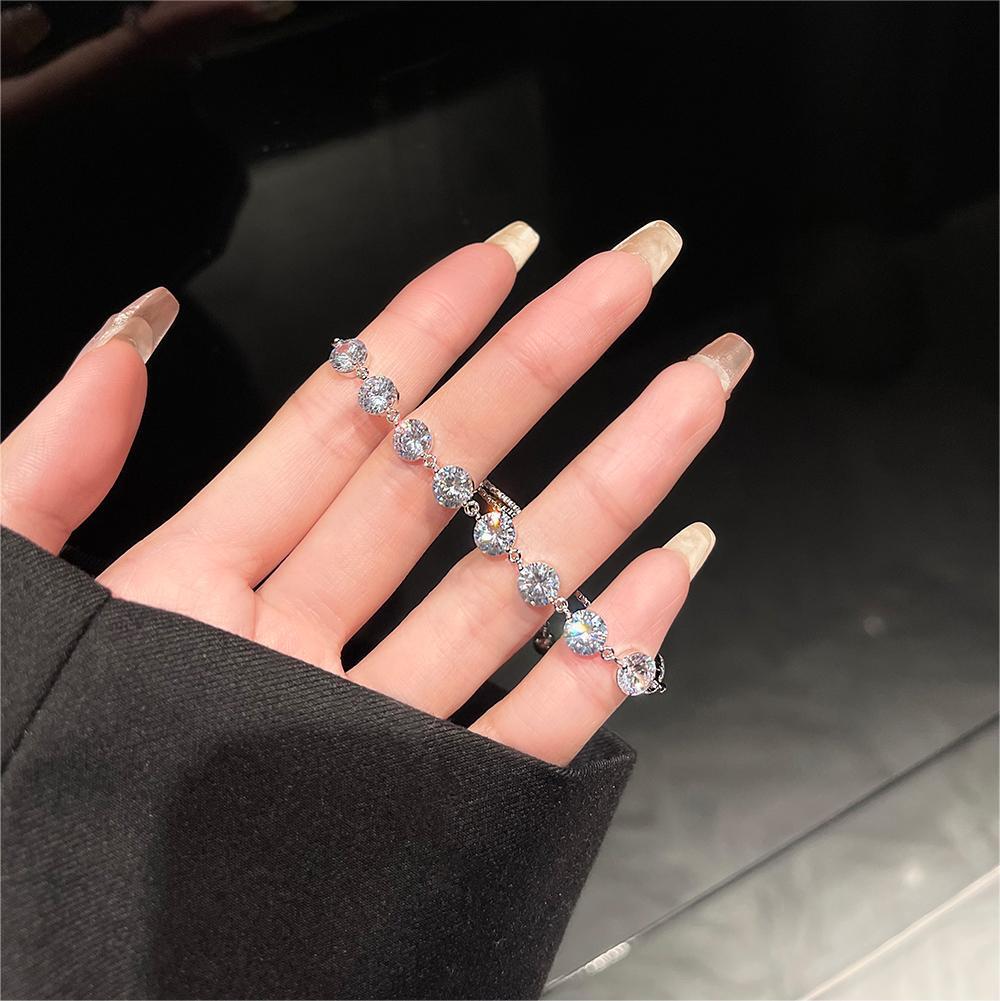 輕奢閃鑽莫桑鑽手錬-FANYIACC