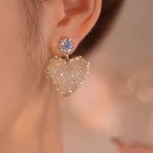 心動愛意❤愛心耳環-FANYIACC