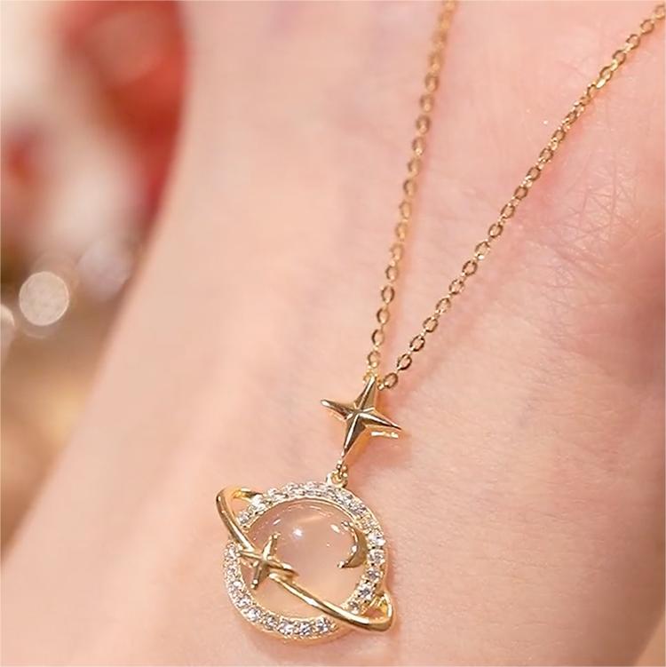 星球設計款星月神話項錬-FANYIACC