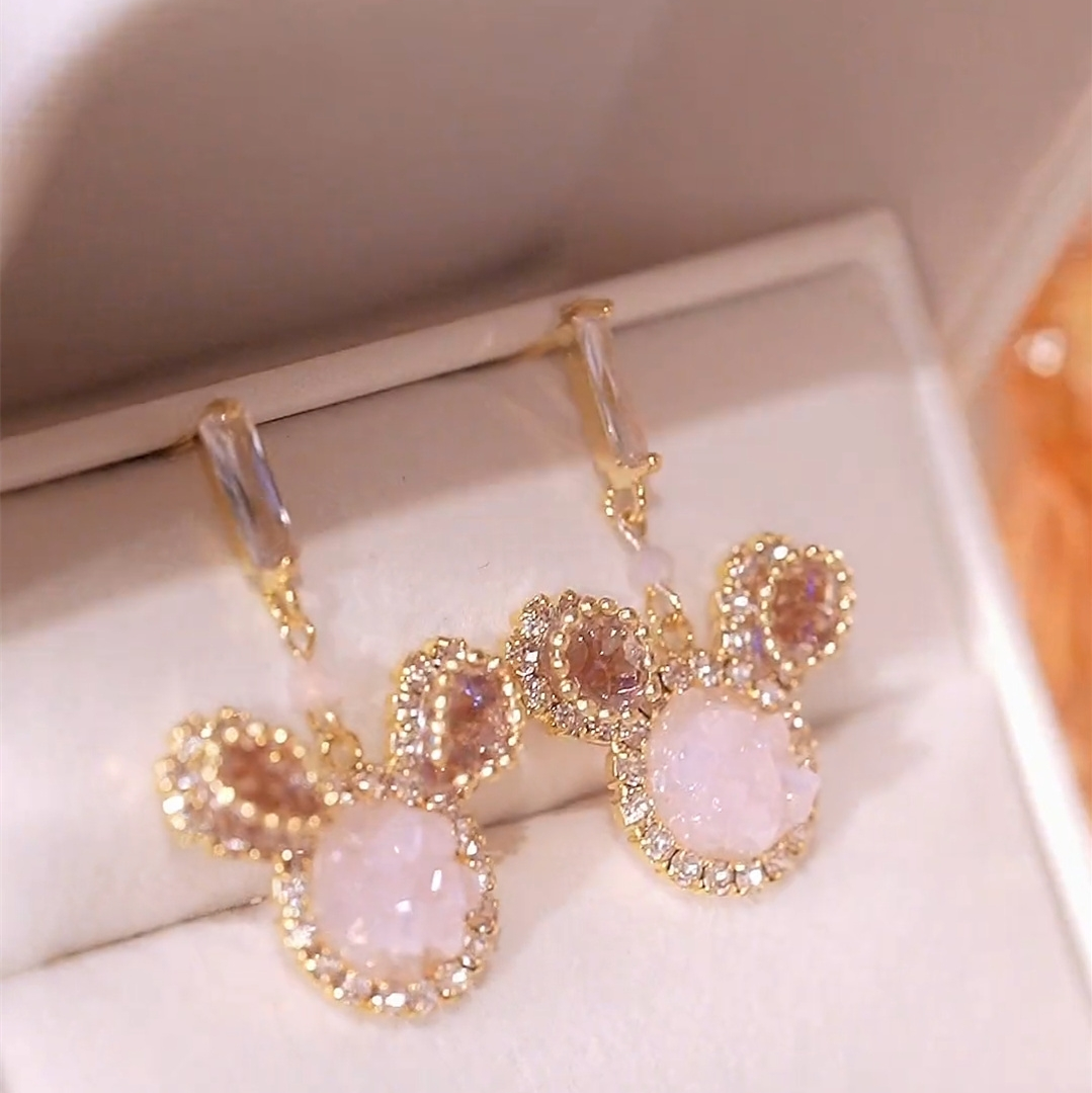 滿鑽米奇限定耳環  -FANYIACC