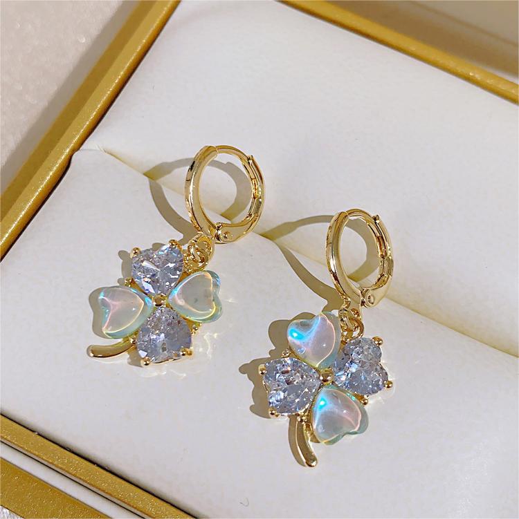 幻彩四葉草耳環-FANYIACC