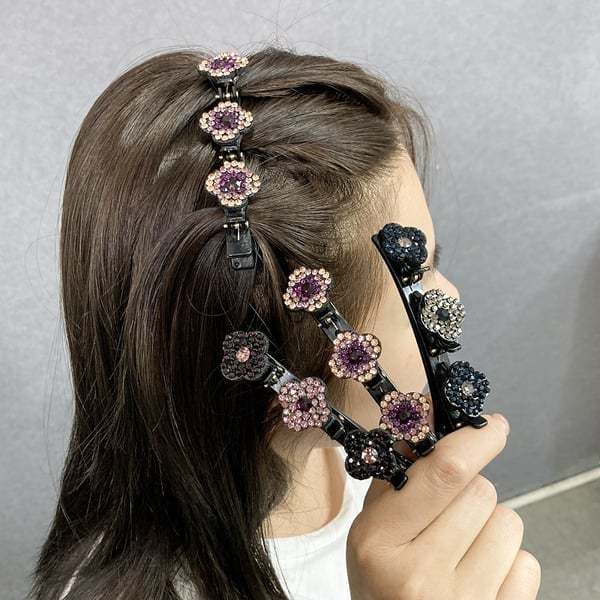 超閃 水晶石編織髮夾 (Hair) -FANYIACC