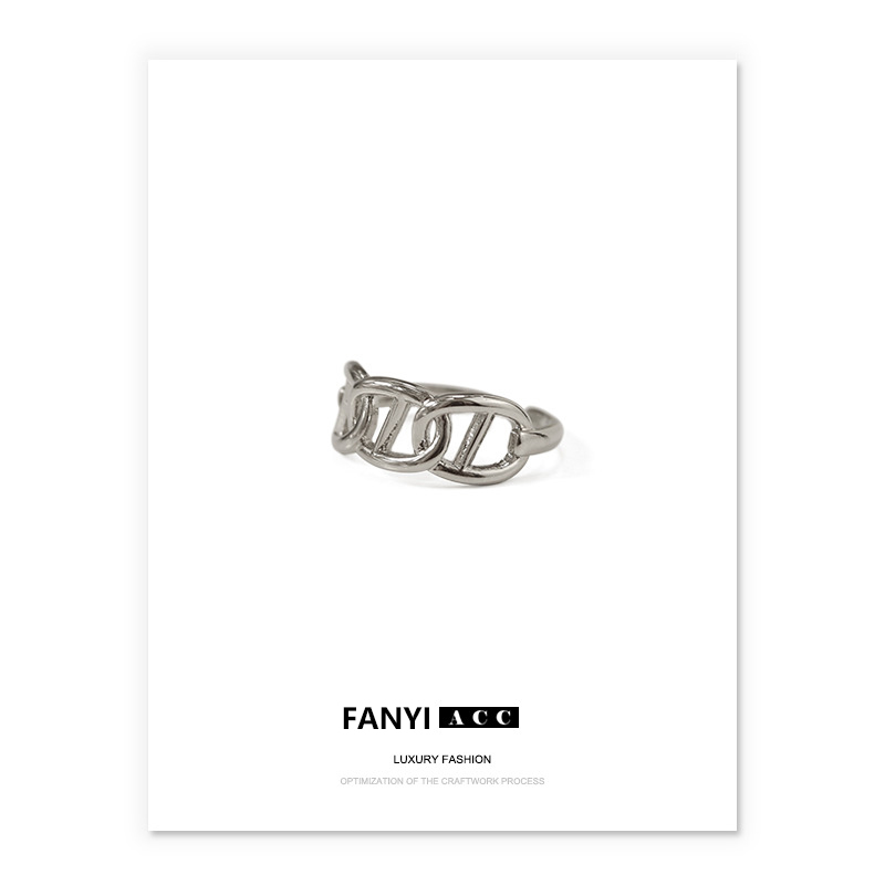 豬鼻子開口戒指-FANYIACC