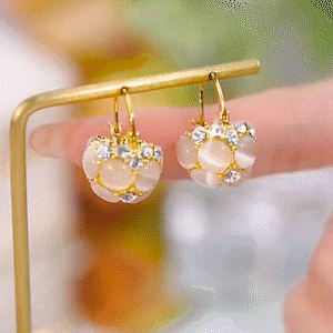 質感花籃名媛氣質耳環-FANYIACC