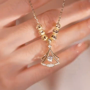 金色銀杏葉項錬-FANYIACC