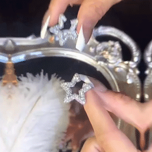 超閃星星氣質復古耳環-FANYIACC