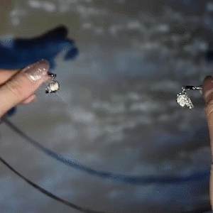 超閃滿鑽愛心磁吸吊墜項錬-FANYIACC