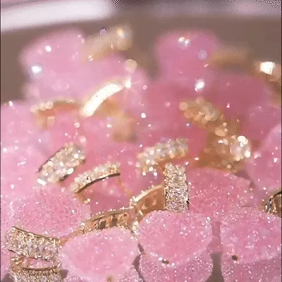 清新軟糖桃心耳環 S925銀   -FANYIACC