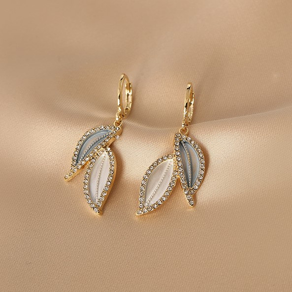 花跡葉子耳環-FANYIACC
