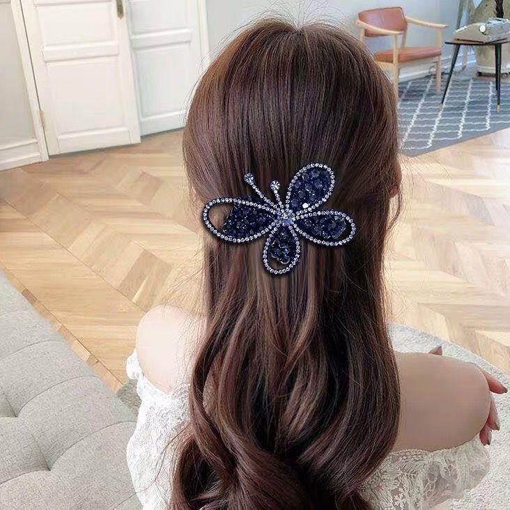 新款滿鑽蝴蝶髮夾 -FANYIACC