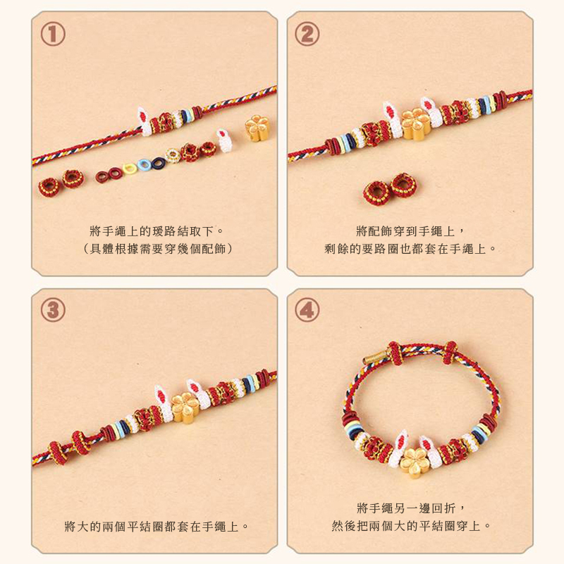 祈願 | 喜迎兔年福兔紅繩-FANYIACC